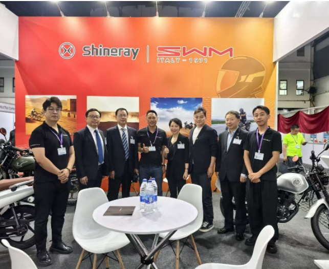 鑫源出海，閃耀西非 ——SHINERAY和SWM雙品牌在尼日利亞展會高調亮相