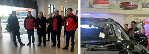 涪陵區(qū)委常委、宣傳部部長一行蒞臨鑫源汽車調研